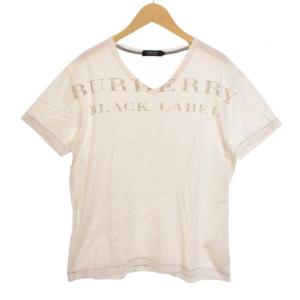 フロントロゴ Vネック Tシャツ 2 ホワイト 白 D1P34-733-022