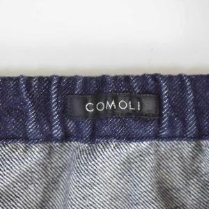 COMOLI 25SS ネイビーデニム テーパードパンツ 2 インディゴ B01-03013