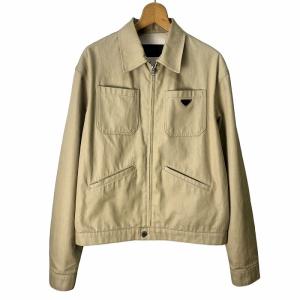 23年製 ニュートラル デニム ブルゾンジャケット M ベージュ GEB255