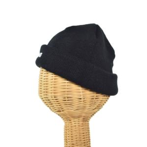 NEIGHBORHOOD 23AW BEANIE MINI ニット帽 ビーニー ロゴ 刺? F 黒 ブラック 232YGNH-HT02