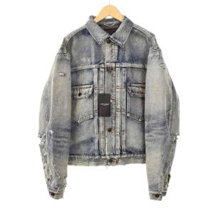 21AW デストロイ加工 デニムジャケット XL インディゴ 664366
