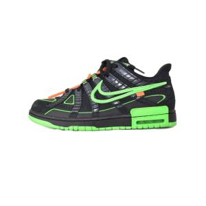 Off-White Air Rubber Dunk Black GreenGreen Strike
