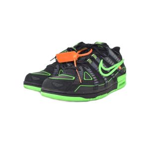 NIKE Off-White Air Rubber Dunk Black GreenGreen Strike