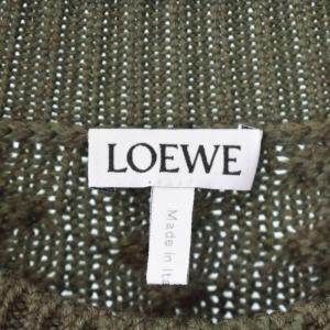 LOEWE 21AW アナグラム ケーブル編み ニット セーター M カーキ H526Y14K83