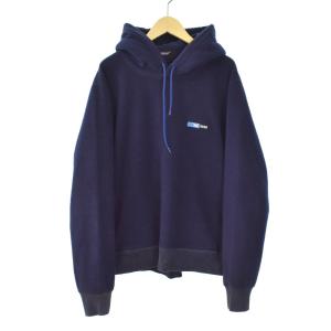 フリース パーカー フーディー プルオーバー 3 紺 ネイビー UCV4812 AA