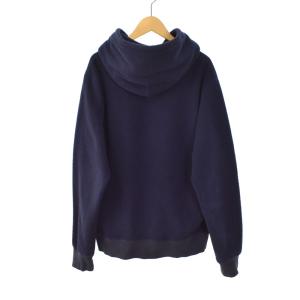 UNDERCOVER フリース パーカー フーディー プルオーバー 3 紺 ネイビー UCV4812 AA