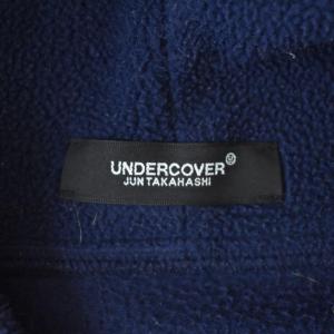 UNDERCOVER フリース パーカー フーディー プルオーバー 3 紺 ネイビー UCV4812 AA
