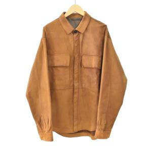 Ermenegildo Zegna レザー ジャケット 46 ブラウン