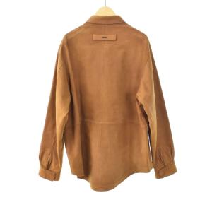 Fear of God FearofGod フィアーオブゴッド Ermenegildo Zegna レザー ジャケット 46 ブラウン