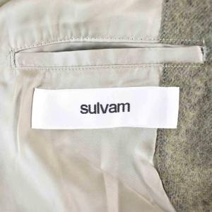 sulvam 22AW Hooded over coat M カーキ SQ-C05-300