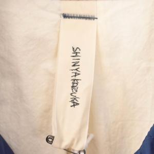 SHINYA KOZUKA SHINYAKOZUKA 24AW TRENCH WITH KAPOK KNOT S ネイビー