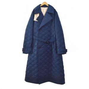 24AW TRENCH WITH KAPOK KNOT M ネイビー