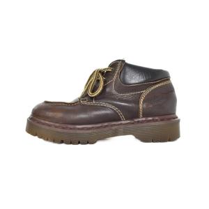 Dr.Martens ENGLAND製 Uチップ 3ホール ブーツ UK6 茶 ブラウン