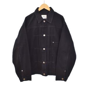 & SONS デニム トラッカージャケット Gジャン L 黒 ブラック 5525-299-0826 AA