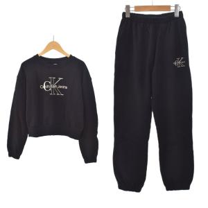 セットアップ スウェット トレーナー パンツ S 黒 ブラック