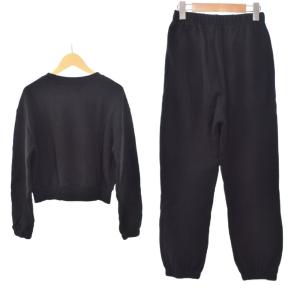 Calvin Klein Jeans セットアップ スウェット トレーナー パンツ S 黒 ブラック