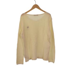 BURBERRY BLACK LABEL Tシャツ 長袖 ワッフル サーマル 刺繍胸ロゴ 2 白 ホワイト アイボリー D1P08-807-02