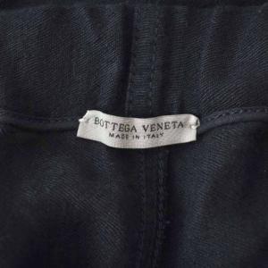 BOTTEGA VENETA ジョガーパンツ ワイドパンツ ウエストゴム 裾ゴム 48 黒 ブラック