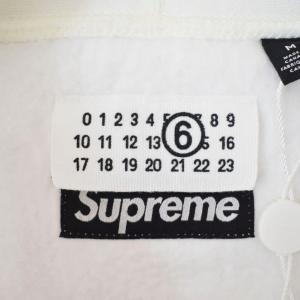 Supreme MM6 Foil Box Logo Hooded Sweatshirt