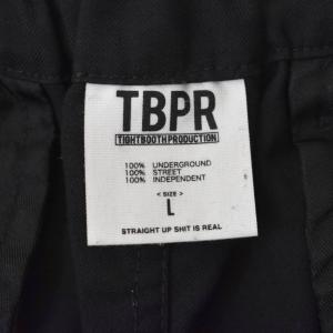 TIGHT BOOTH TBPR BAGGY SLACKS バギースラックス パンツ L 黒 ブラック