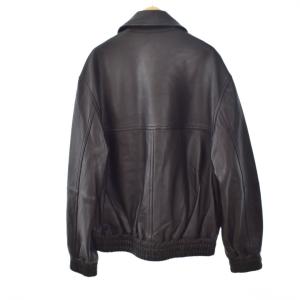 STUDIO NICHOLSON PISTON LEATHER JACKET S ブラック 51-10-451020