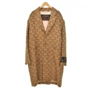 GG柄 チェスターコート 46 ベージュ 595447