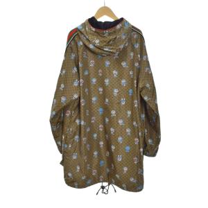GUCCI ドラえもん ナイロンジャケット 40 ブラウン 657044