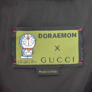 GUCCI ドラえもん ナイロンジャケット 40 ブラウン 657044