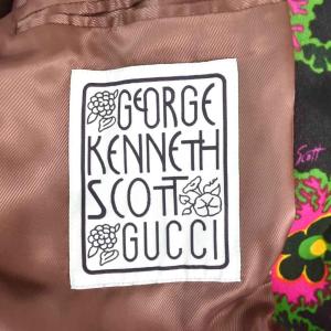 GUCCI Ken Scott トレンチコート 48 グリーン 643978