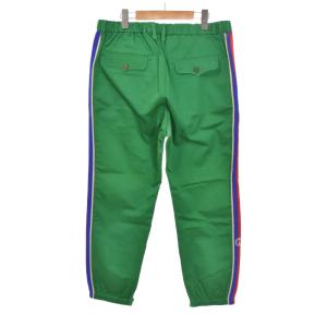 GUCCI サイドラインパンツ 48 グリーン