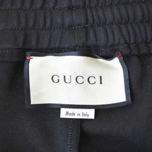 GUCCI 23AW テクニカル ジャージ シェリーライン トラックパンツ M ブラック 493657