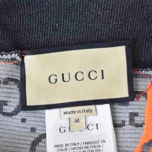 GUCCI GG ジャージー ジャガード レギンス パンツ M ブラック 689203