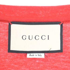 GUCCI アングリーキャット Tシャツ XL レッド 476330