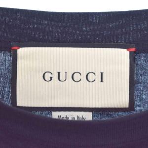 GUCCI タイガー スパンコール装飾 Tシャツ M ブラック 479477