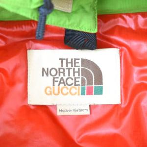 GUCCI THE NORTH FACE 21AW ダウンジャケット S グリーン