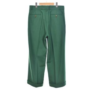 GUCCI ワイド ストレートパンツ 7-50R グリーン 590508