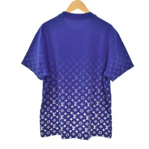 LOUIS VUITTON 22AW モノグラム グラディエント Tシャツ M ブルー RM222Q NPG HKY46W