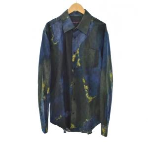 21AW MONOGRAM TIE AND DIE SHIRT