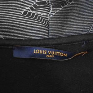 LOUIS VUITTON 24SS 3Dモノグラム プルオーバー L ブラック RM211M IHN HKY24W