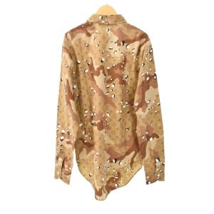 LOUIS VUITTON 20SS カモDNAオセアンモノグラム シャツ S ブラウン RM201M TKJ HIS07W