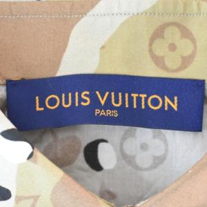 LOUIS VUITTON 20SS カモDNAオセアンモノグラム シャツ S ブラウン RM201M TKJ HIS07W