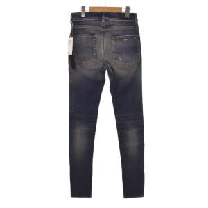 AMIRI MX1 ショットガン 蛇腹 クラッシュ加工 バイカーデニムパンツ 30 SR1PXMD001