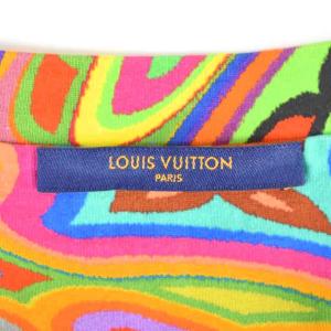 LOUIS VUITTON 21SS プリンテッドダミエLV Tシャツ L マルチカラー RM211 NPG HKY74W