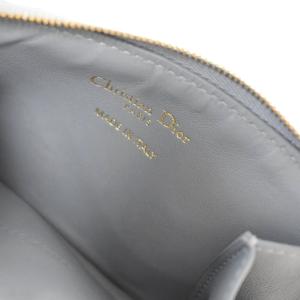 Dior Caro Cosmos ジップ カードホルダー カナージュ ライトブルー