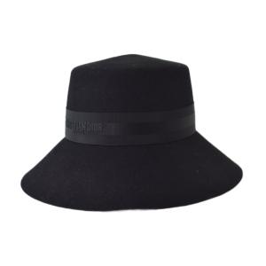 バケットハット D-Bobby ワイドブリム ラビット 57 ブラック CPB9019GDBF