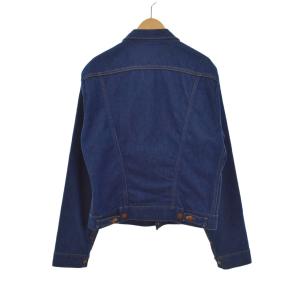 WRANGLER 70s デニムジャケット Ｇジャン 上着 4ポケット USA製 40 青 ブルー インディゴ 126MJ