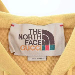 GUCCI THE NORTHFACE 21SS ウェブ ストライプ プリント コットン ジップ