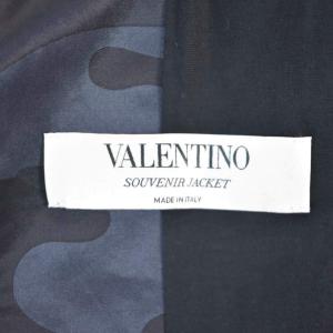 VALENTINO 蝶刺繍 スカジャン 46 ネイビー MV3CI0A234E