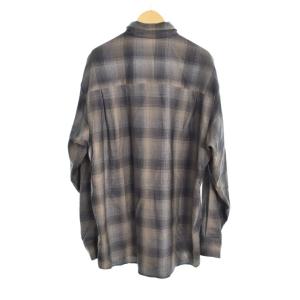 AURALEE 24AW SUPER LIGHT WOOL CHECK SHIRT