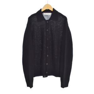 24AW EVENING POLO カーディガン 46 ブラック M4213ECFSE